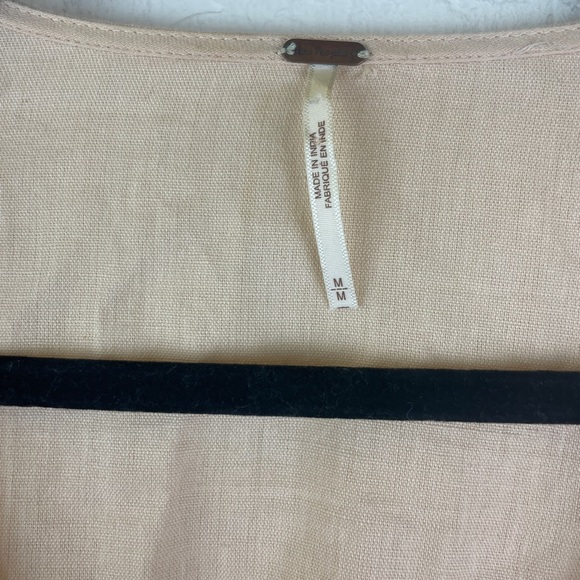 Free People Summer Don’t Mind If I Do MIDI Dress, size Medium Peach Color - Picture 6 of 7